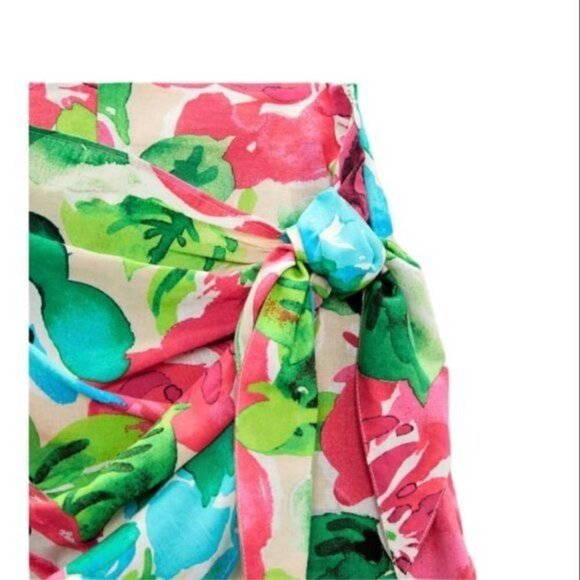 ZARA FLORAL PRINT SKORT SS22 MULTICOLORED | 3735/247 - Picture 2 of 4